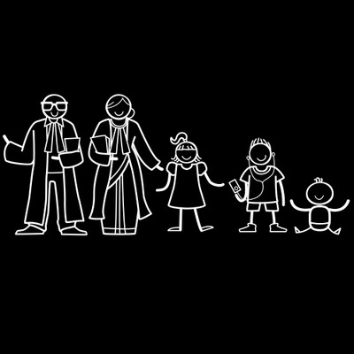 

The Indian Family Sticker Family Sticker for Windows, Bumper, Sides(White, Transparent)