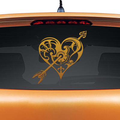 WALLDESIGN Heart for(Brown)