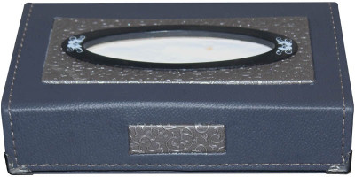 

Auto Addict Grey Designer Leatherite Vehicle Tissue Dispenser(Grey)