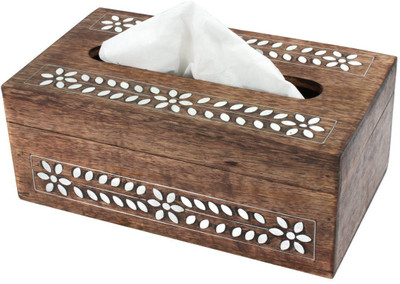 

Store Indya Hand Carved Wooden Vehicle Tissue Dispenser(Brown)