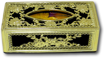

AutoCarWinner Golden-Black Vehicle Tissue Dispenser(Gold, Black)