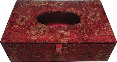 

Avinash Handicrafts Silk Tissue Paper Dispenser 20x12.5 cm (Red) Vehicle Tissue Dispenser(Red)
