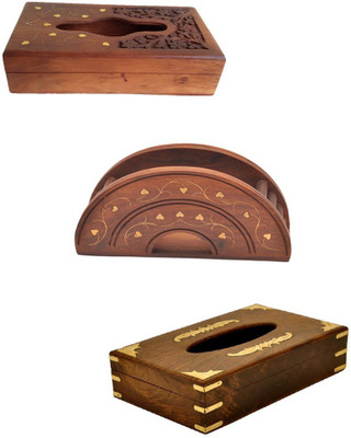 

Craftatoz tis-06 Vehicle Tissue Dispenser(Brown)