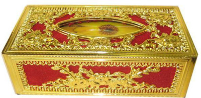 

CP Bigbasket 02727 Vehicle Tissue Dispenser(Red, Gold)