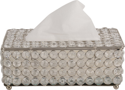 

Marigold Stores MG044 Vehicle Tissue Dispenser(Clear, Silver)