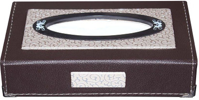 

Kozdiko Brown Designer Leatherite Vehicle Tissue Dispenser(Brown)