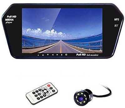 

TRUELINKS 7 Inch Full HD Touch Screen Bluetooth LED Screen+8LED Reverse Camera Black LED(17.78 cm)