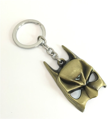 

Optimus traders Movie Batman face mask Dawn of Justice Logo Metal Key Chain(Gold)