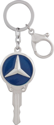 

JLT Premium Blue Mercedes Metal Locking Key Chain(Blue)