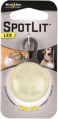 

Nite Ize SpotLit Clip-On Led Light with , Weather Resistant, Eco Pkg white Key Chain