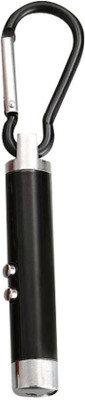 

Jazam Laser Keychain With Dual Led Torch Carabiner(Black)