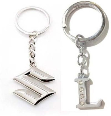 

Rashi Traders Maruti Suzuki & Alphabet L Key Chain(Silver)
