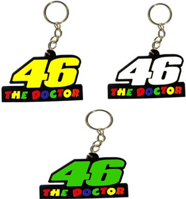

Bikenwear Doctor46 Key Chain(Yellow, White, Green)