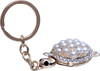 

Dealfinity Studded Tortoise Metal DKYCN1569 Key Chain(Multicolor)