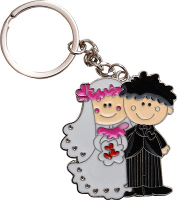 

Dealfinity Just Married Couple Key Chain(Multicolor)