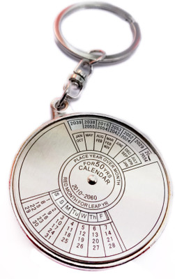 

Aditya Traders "50 years calendar" pure metal keychain Key Chain(Silver)