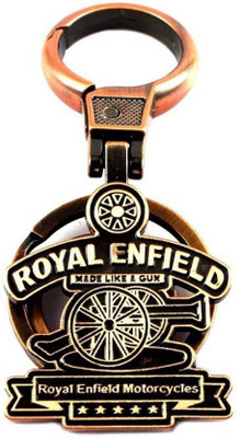 

MGP Royal Enfield metal keyring Locking Key Chain(Multicolor)