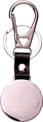 

Oyedeal KYCN1042 Royal Enfield Made Like A Gun with LED Torch Locking Key Chain(Silver)