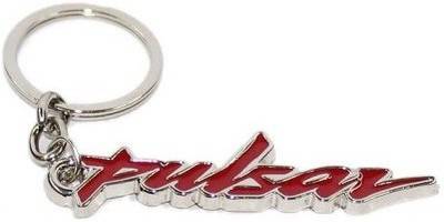 GCT Bajaj Pulsar Bike Logo Red Metal Key Chain  (Red)