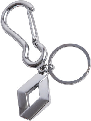 

Oyedeal Renault with Hook Full Metal Locking Key Chain(Silver)