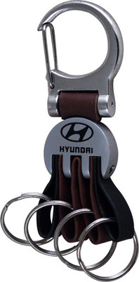 

Forty Creek Hyundai Four Hooks Locking Key Chain(Multicolor)