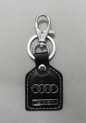 

Oyedeal 212 Car Logo Audi Leather Locking Key Chain(Black)