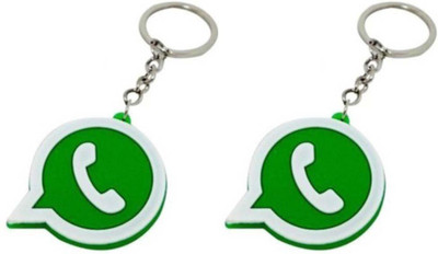 

Rashi Traders 2 Green Whatsapp Key Chain(Green)