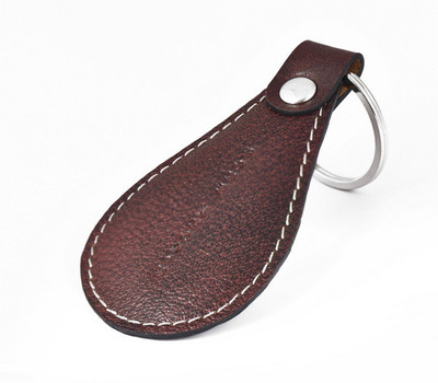 

Rivory Bros Oval Fusion Leather key Chain Key Chain(Brown)