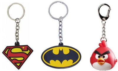 Chainz Superman Batman and Angry Bird Led Key Chain(Multicolor) available at flipkart for Rs.249