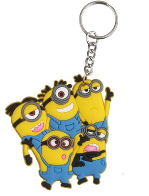 

Techpro Single Sided Despicable Me Minion Action Figure All in one Key Chain(Multicolor)