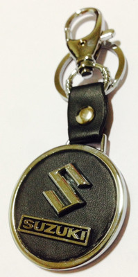 

Aura Stylish Suzuki Round Key Chain(Black)