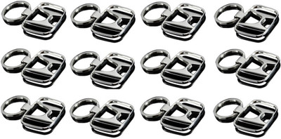 

Ezone Honda Full Metal KeyRing Pack of 12 Key Chain(Silver)