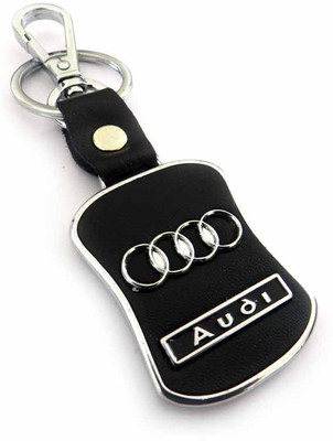 

Techpro Leatherite Audi Locking Key Chain(Black)