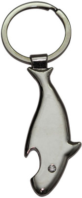 

Confident MVP266 Metal Silver Fish Key Chain(Silver)