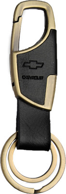 

Techpro Metal Golden Colour Chevrolet Locking Key Chain(Multicolor)