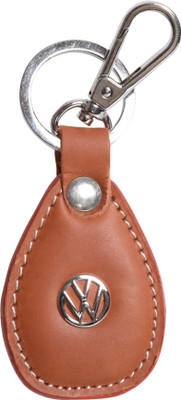 

Oyedeal Volkswagen Faux Leather Metal KYCN1721 Locking Key Chain(Brown)