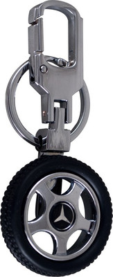 

Forty Creek Mercedes Benz Wheel Locking Key Chain(Black)