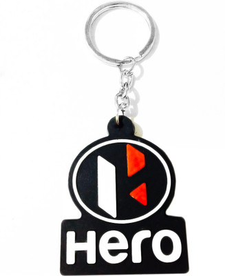 

Tech Fashion Hero Red Black Rubber Synthetic Locking Key Chain(Red, Black)
