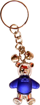 

MM Fashionable Teddy Bear Premium Charm Pendant Key Chain Key Chain(Blue)