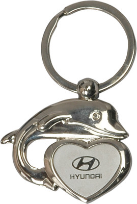 

Oyedeal Hyundai Dolphin Shape Key Chain(Silver)