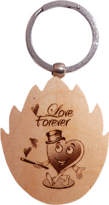 

Oyedeal Express Love KYCN354 Wooden Engraved Key Chain(Brown)