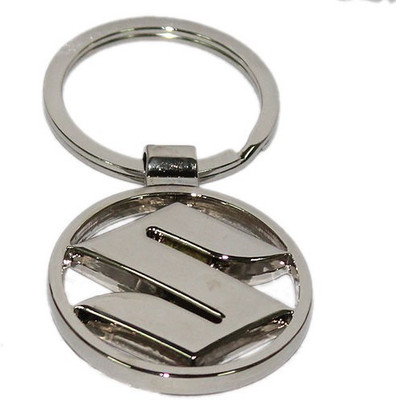

24x7 Shop Maruti Suzuki Full Metal Round Key Chain(Silver)