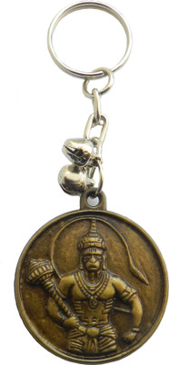 Techpro Double sided God Hanuman Key Chain(Silver)