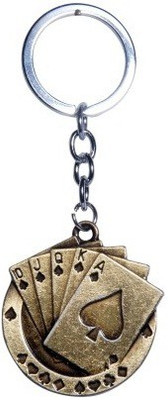 

Confident New Poker Buddy Key Chain(Gold)