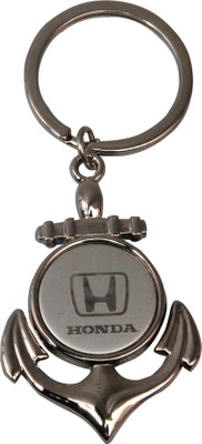 

Oyedeal Anchor Shape Honda Key Chain(Silver)