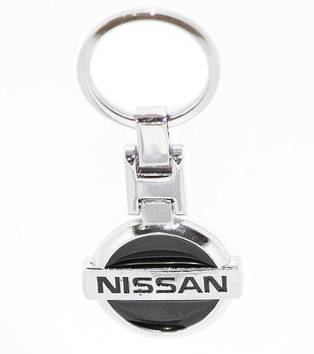 

Aura Imported Heavy Metal Nissan Cars Key Chain(Silver, Black)