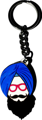 

RDS World Punjabi SardarJi Beard Key Chain(Blue)
