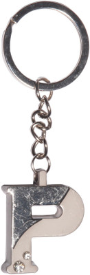 

Oyedeal Alphabet Letter P Shape Key Chain(Silver)