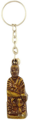 

CTW Blessing Sai Baba Brown Keychain Key Chain(Brown)
