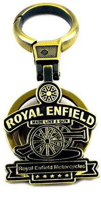 

Suraj Enterprises Royal Enfield metal green keychain for cars and bikes Key Chain